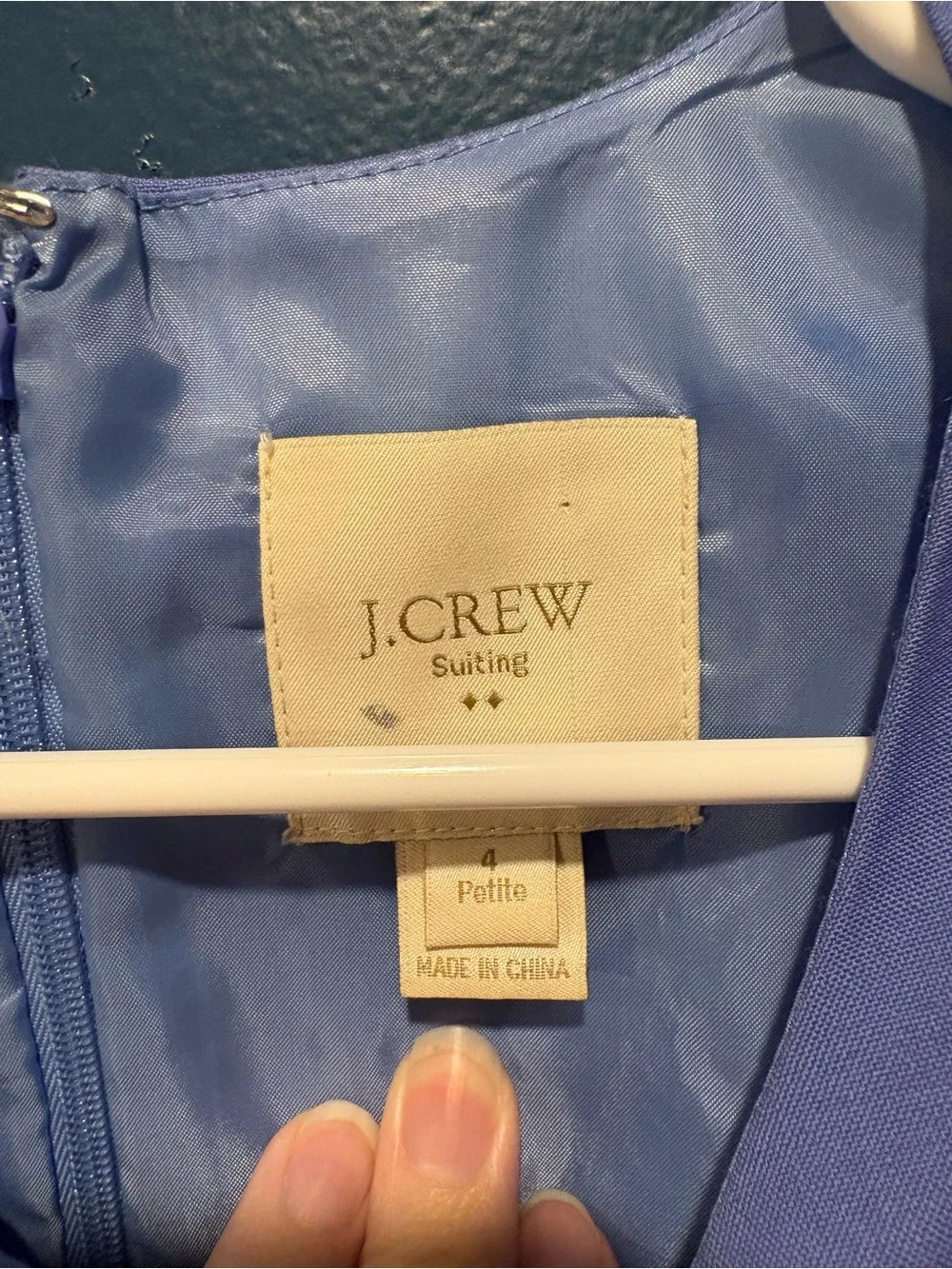 J. Crew Periwinkle Mini Dress NWOT